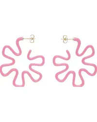 Bea Bongiasca Pink Maxi Margherita Earrings Pink