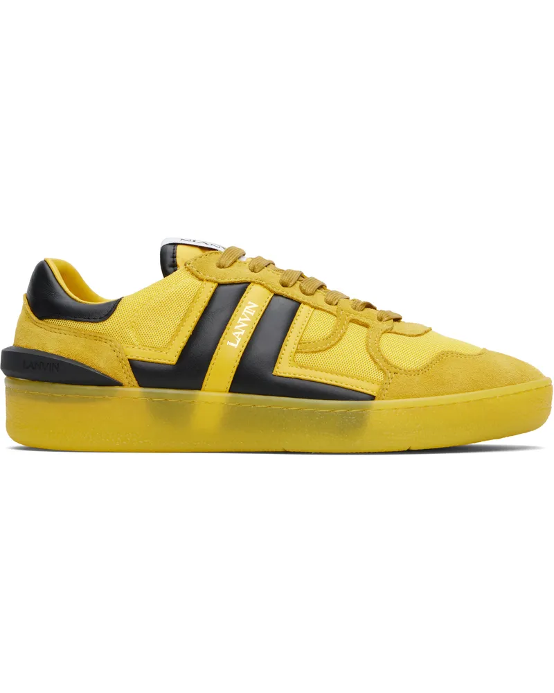 Lanvin Yellow Clay Mesh Sneakers Daffodil840