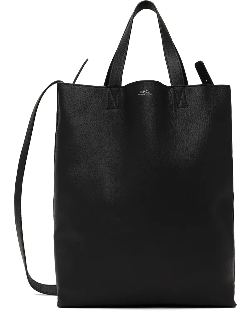 A.P.C. Black Maiko Medium Shopping Tote Lzz