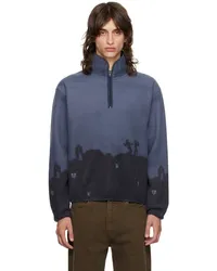 Carne Bollente Blue Rooftop Romance In Paris Sweatshirt Allover