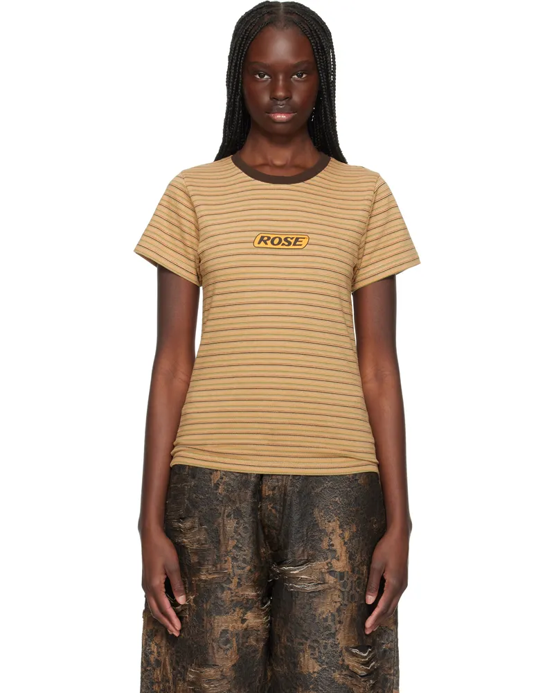 Martine Rose Multicolor Shrunken T-shirt Mul