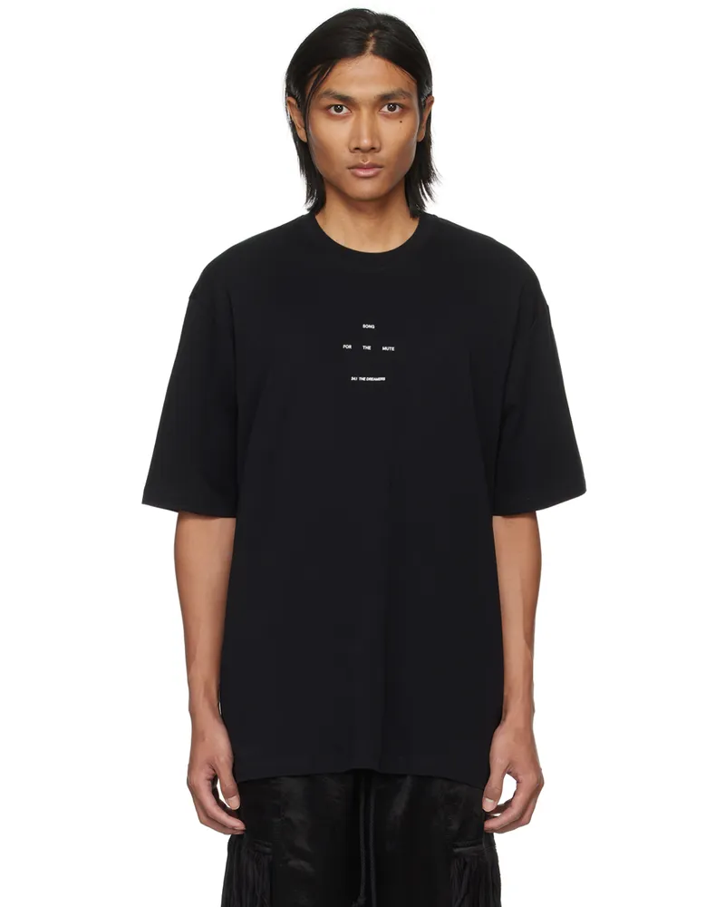 Song For The Mute Black Graphic T-Shirt Black
