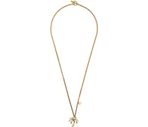 Gold Palm Necklace