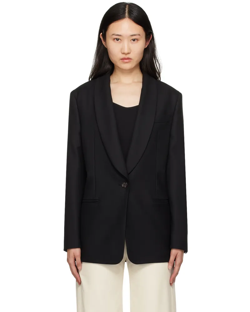 HUGO BOSS Black Single-Button Blazer 001