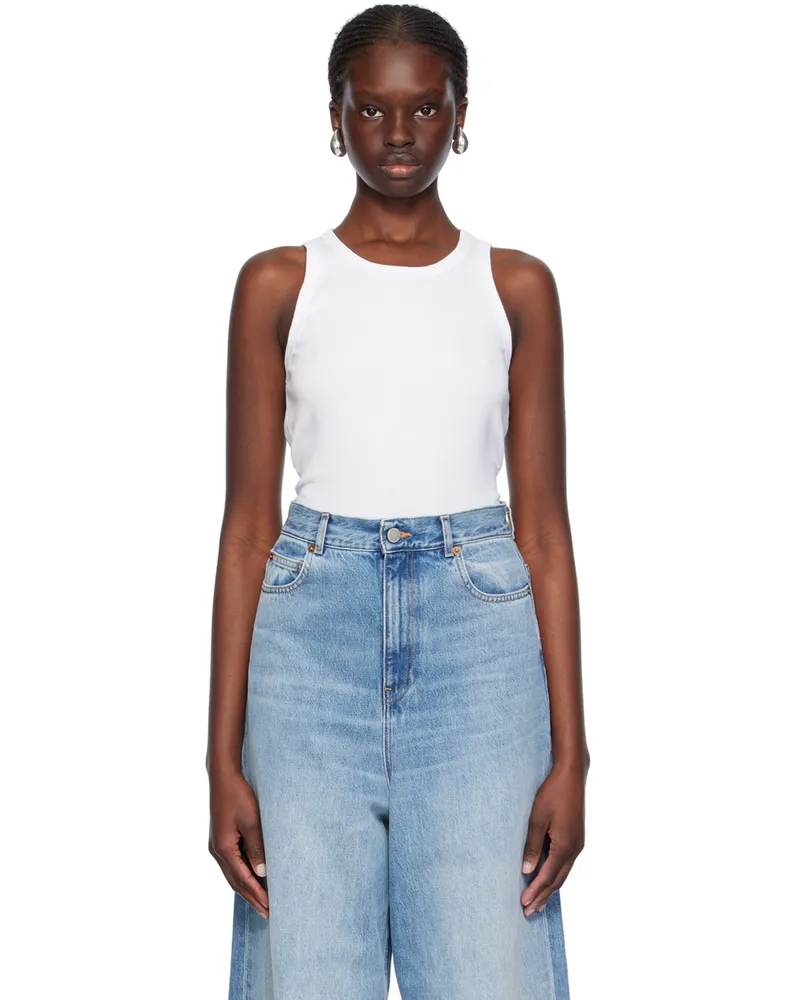 Teurn Studios White Ella Tank Top White