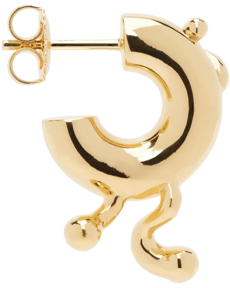 Maria Black Gold Potsdamer Hoop Single Earring Gold