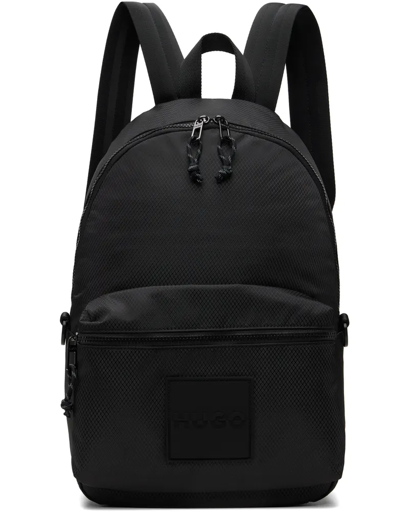 HUGO BOSS Black Ripstop Backpack 001-black