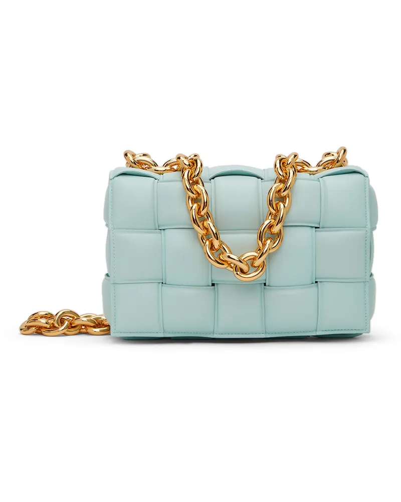 Bottega Veneta Blue Padded Chain Cassette Bag 3902
