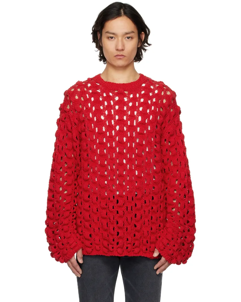 Séfr Red Renauld Sweater Azalea