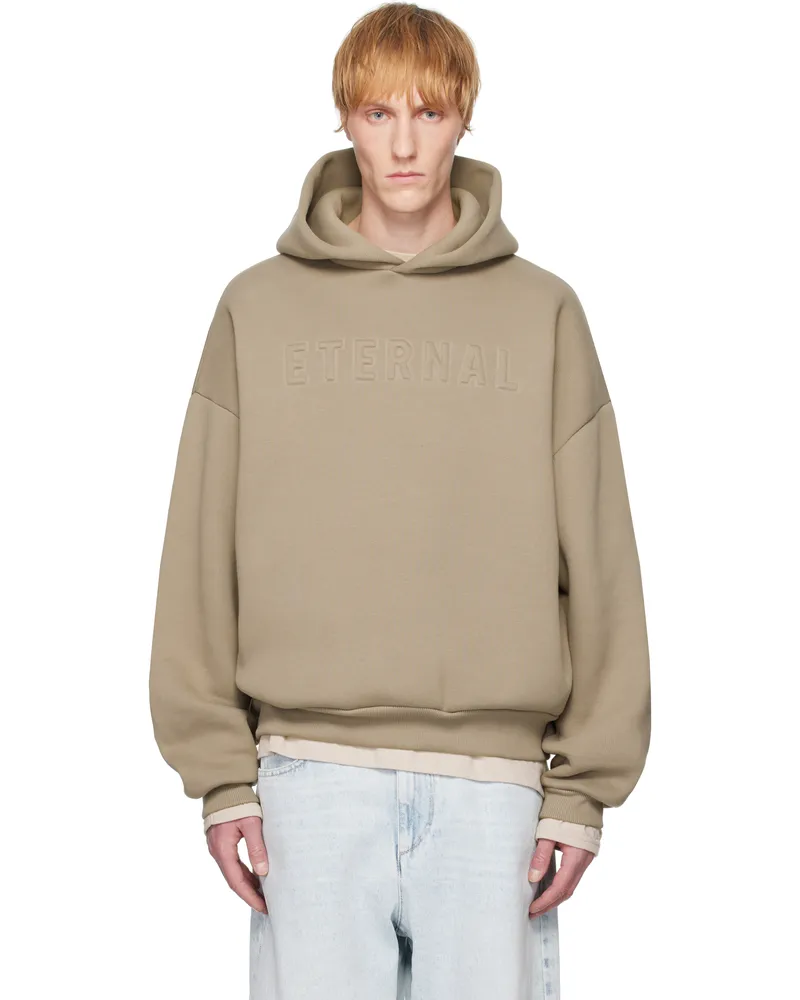 Fear of God Beige 'Eternal' Hoodie Dusty