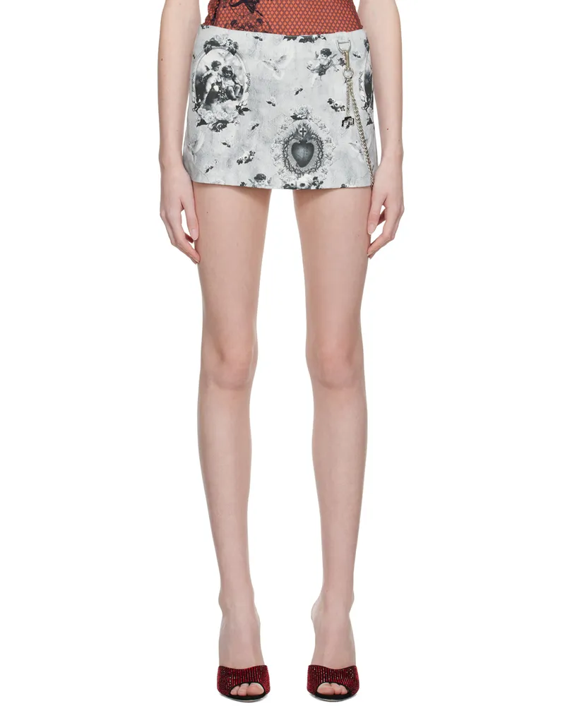 Miaou Gray Binx Miniskirt Paradiso
