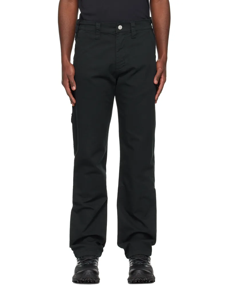 AFFXWRKS Black Utility Cargo Pants Washed