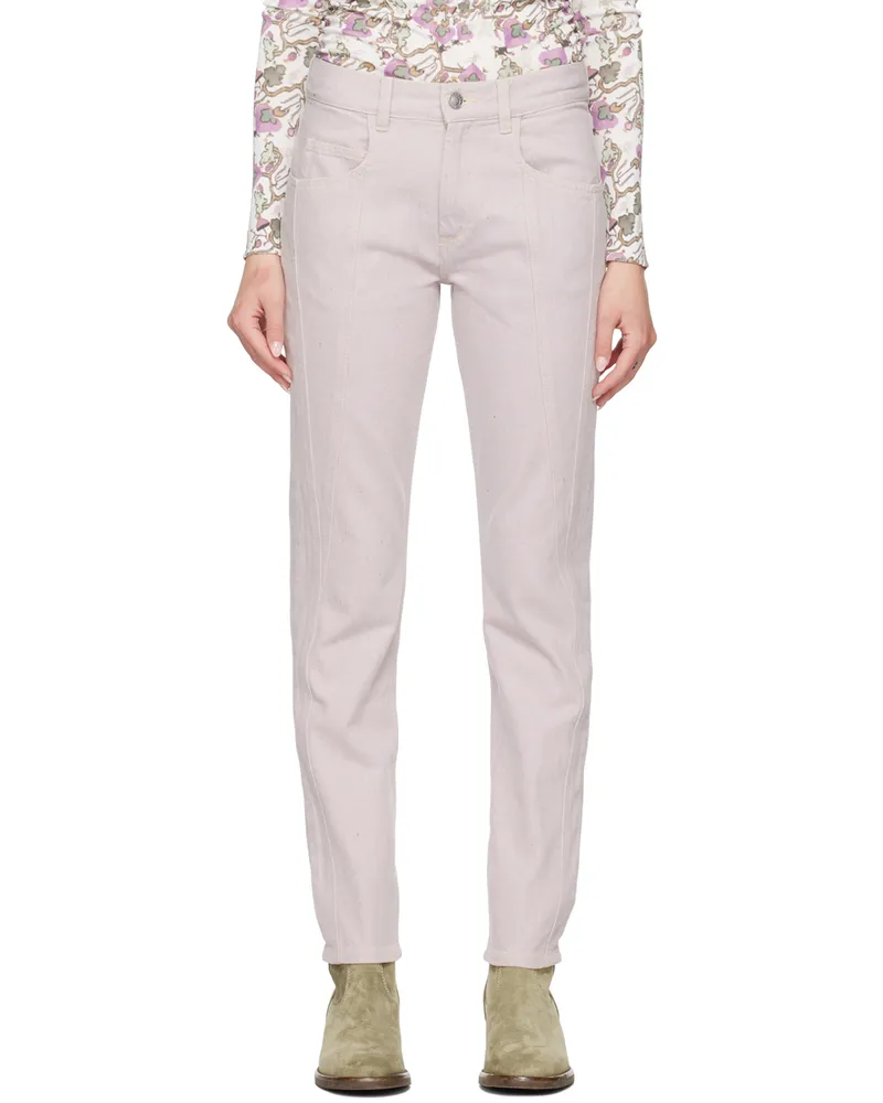 Isabel Marant Pink Vikira Jeans 40pi
