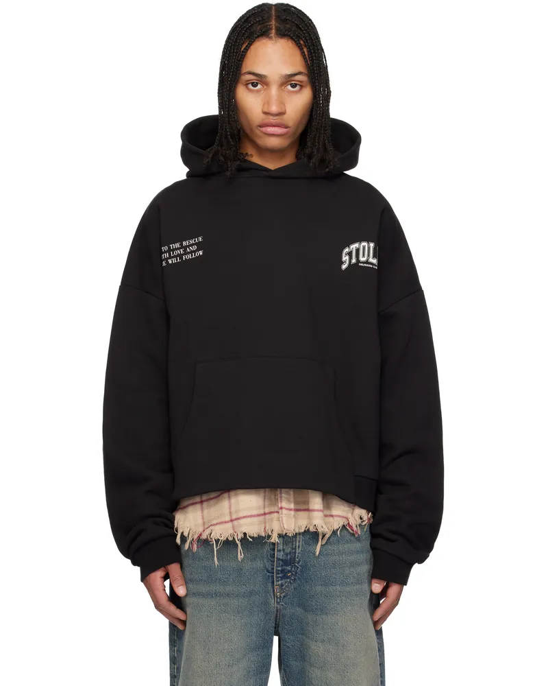 Stolen Girlfriends Club Black Teach Peace Hoodie Jet