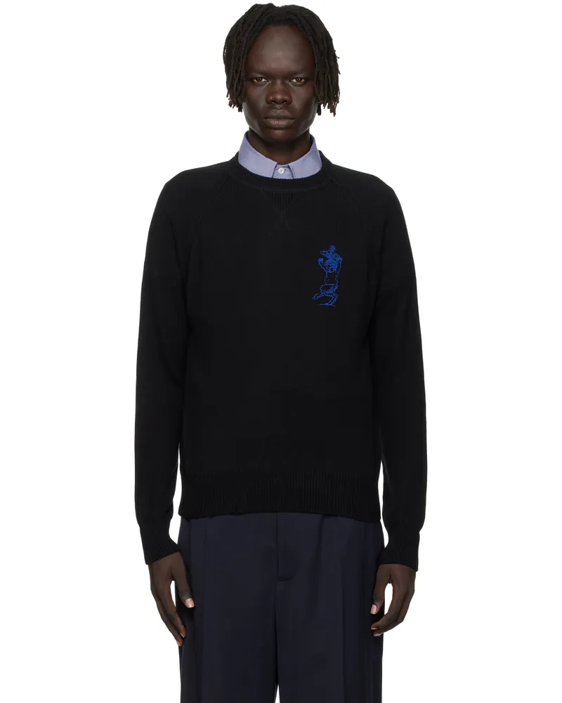 Vivienne Westwood Black Joshua Sweater Aw25-black