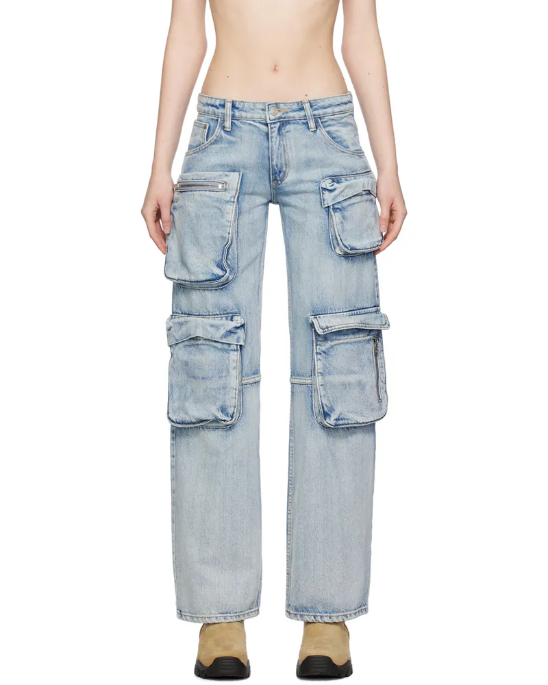 OPEN YY Blue Faded Jeans Blue