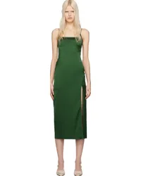 Jacquemus Green 'La Robe Notte' Midi Dress Dark