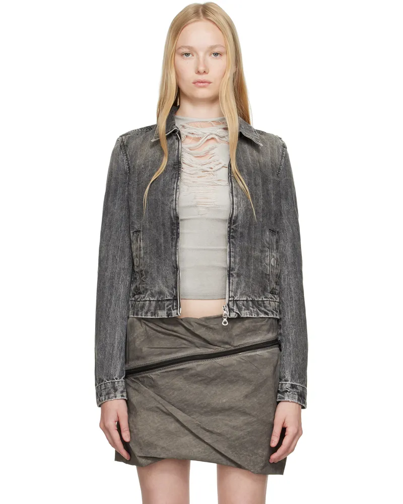 Diesel Gray De-Corb Denim Jacket 02