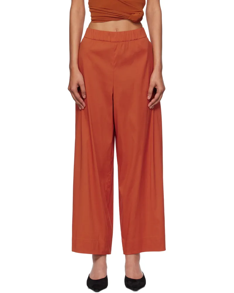 Max Mara Orange Rio Long Trousers 009