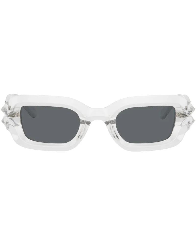 A BETTER FEELING Transparent Bolu Glacial Sunglasses Crystal
