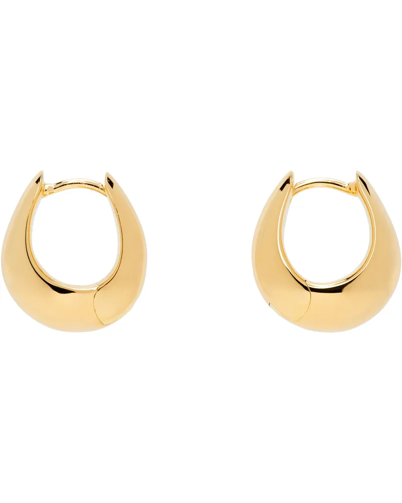 Tom Wood Gold Ice Hoop Small Earrings Gold