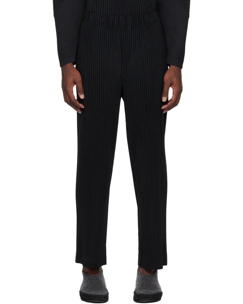 Issey Miyake Black Monthly Color January Trousers 15-black