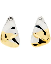 PANCONESI Gold & Silver Petali Large Earrings Silver