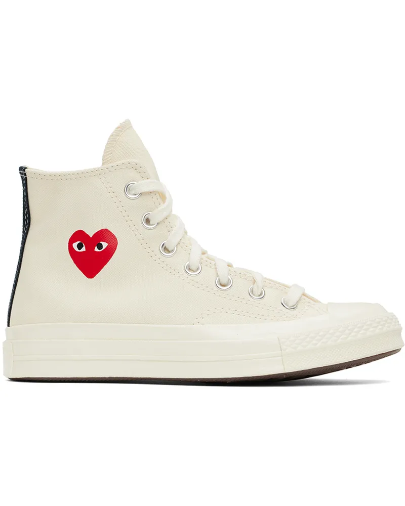 Comme des Garçons Off-White Converse Edition Chuck 70 OG Single Heart Sneakers 2