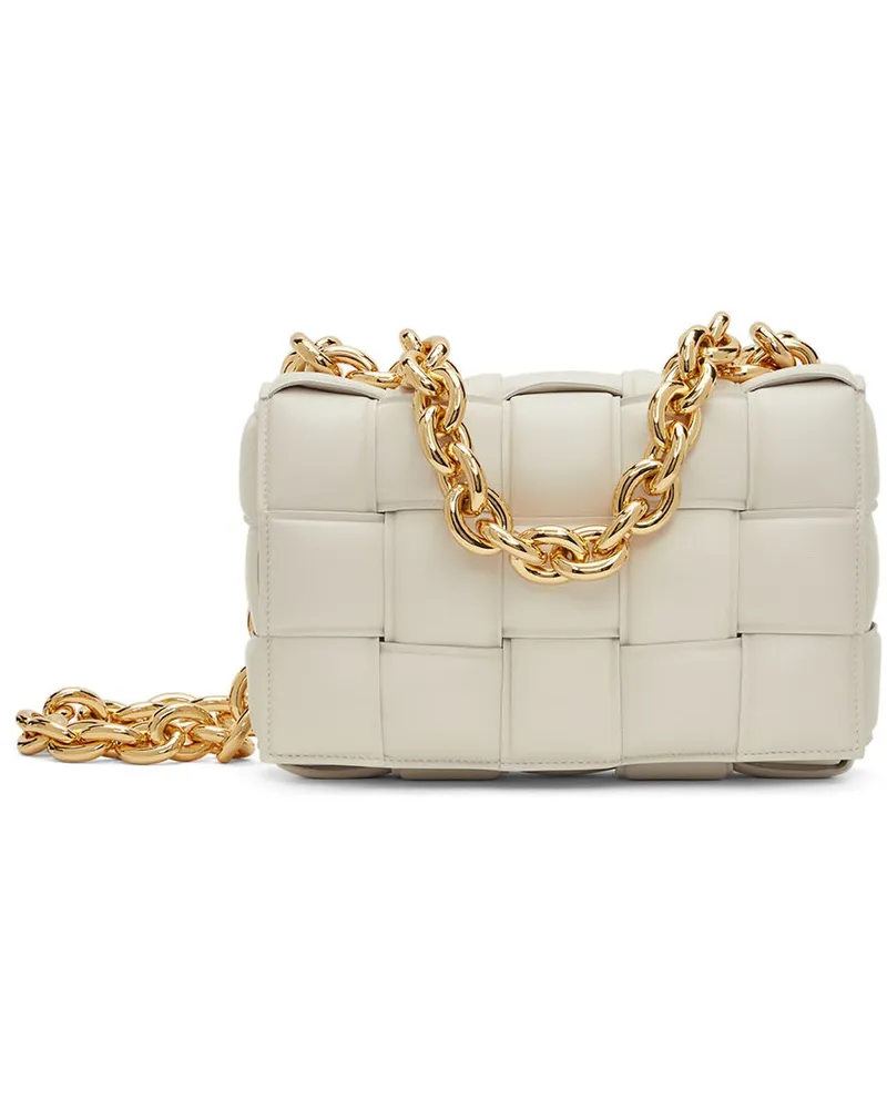 Bottega Veneta Off-White Padded Chain Cassette 9143