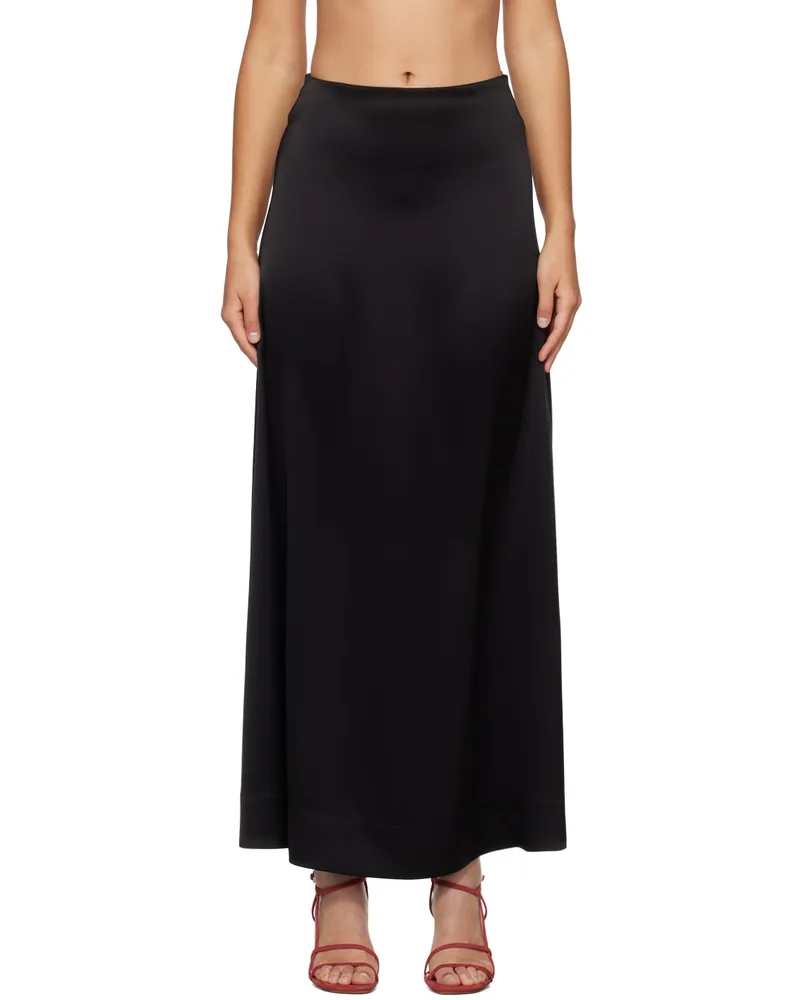 Esse Studios Black Mono Maxi Skirt Black