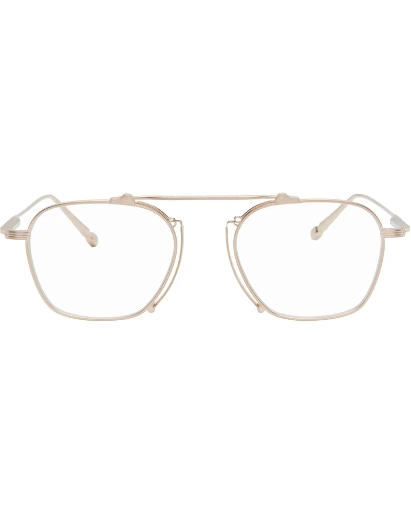 MATSUDA Gold M3129 Glasses Brushed