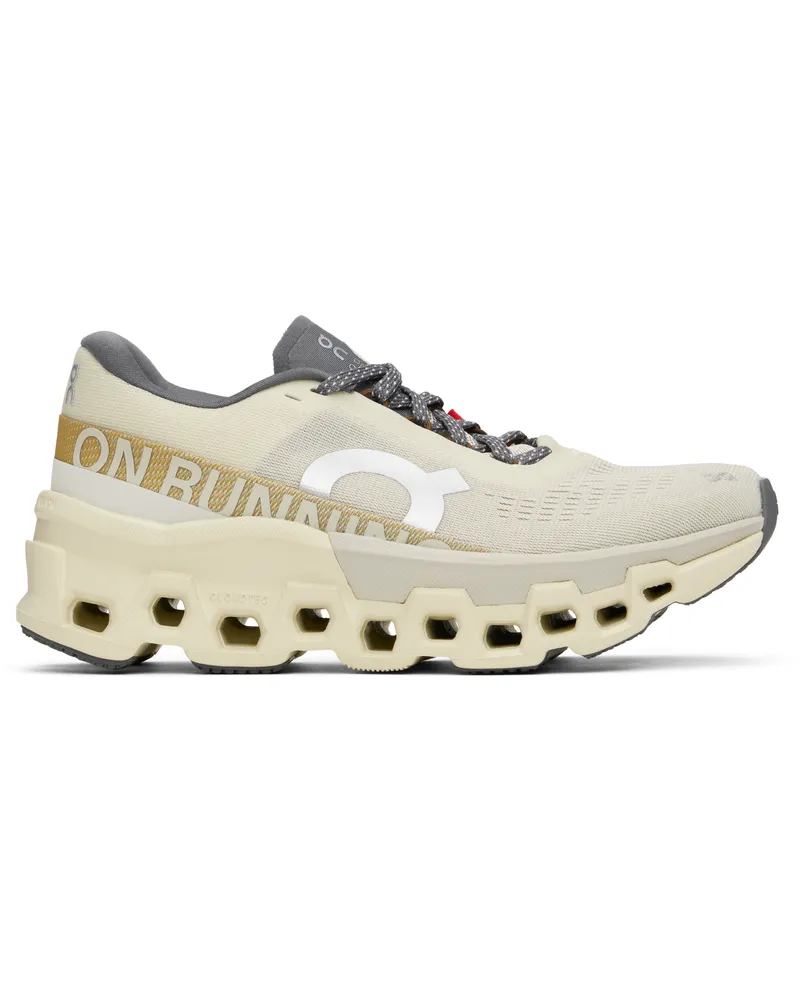 ON Off-White Cloudmonster 2 Sneakers Cream