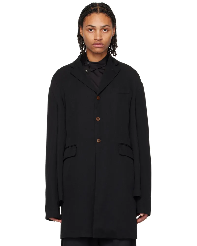 Comme des Garçons Black Tailored Coat Black