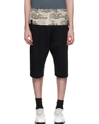 Vivienne Westwood Black Paneled Shorts Black