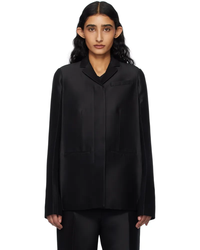 KHAITE Black Crittan Blazer 200