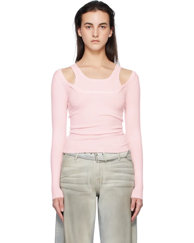 GIMAGUAS SSENSE Exclusive Pink Étoile Sweater Pink