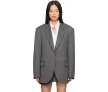 Khaki Lyra Oversized Blazer