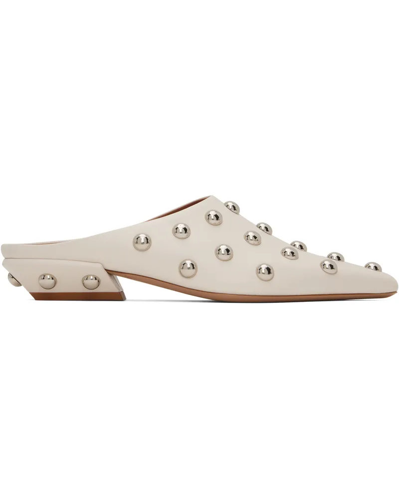 Paris Texas Beige Belle Sabot Loafers Milk