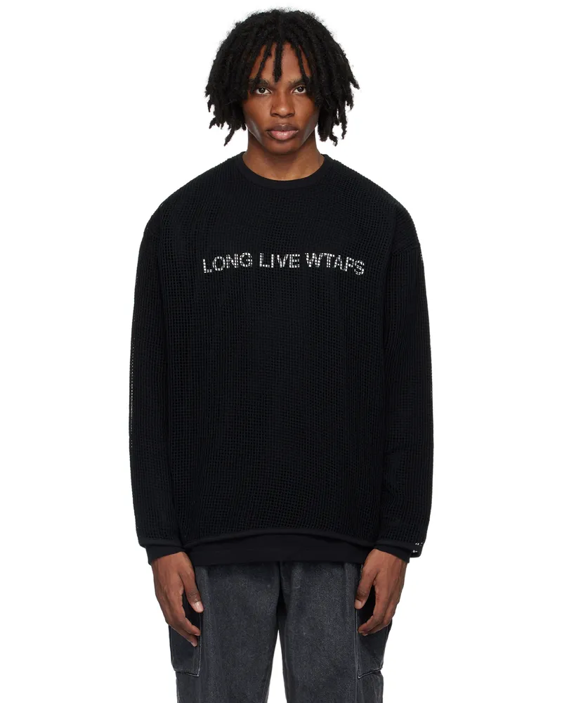 WTAPS Black Ghill Sweatshirt Black