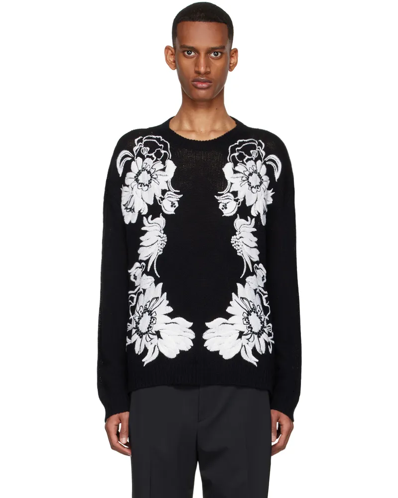 Valentino Garavani Black Virgin Wool Sweater 7m1