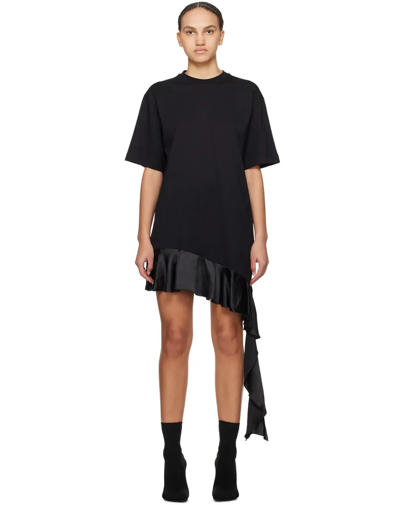 MSGM Black T-Shirt Minidress 99