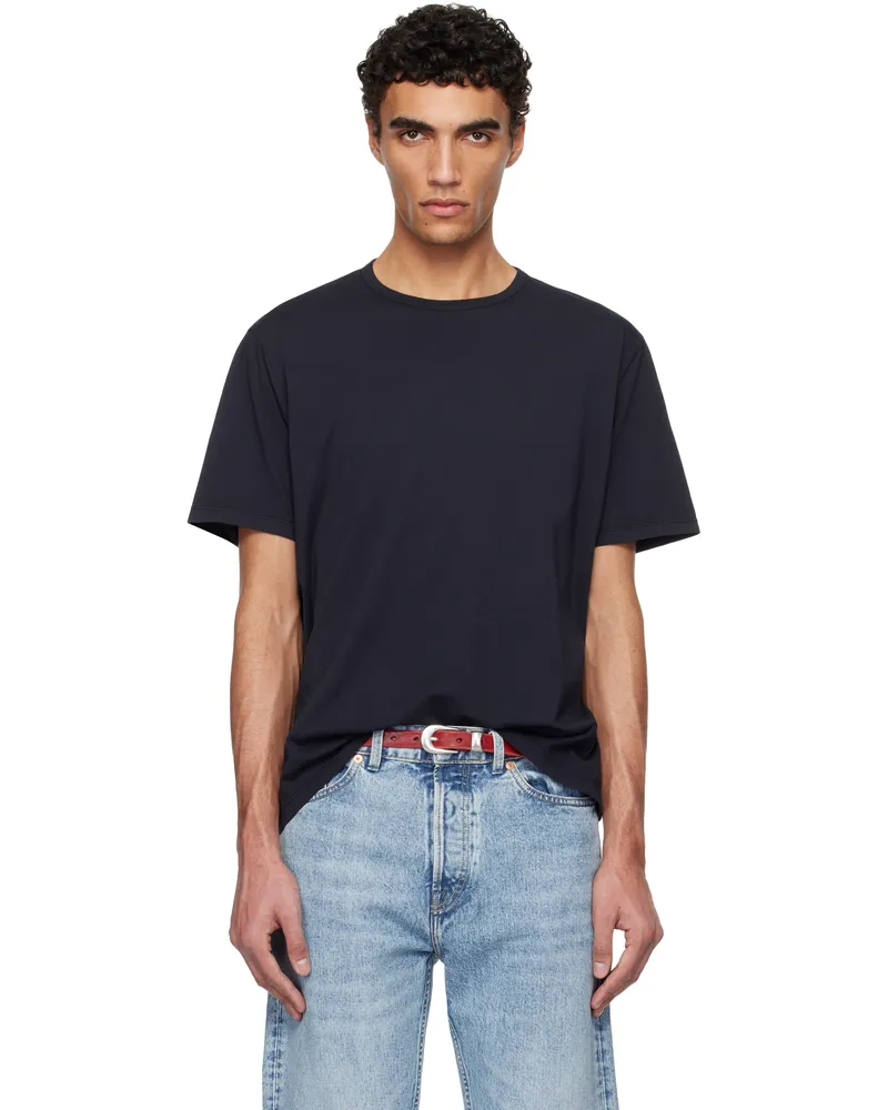 Our Legacy Navy New Box T-shirt Abyss