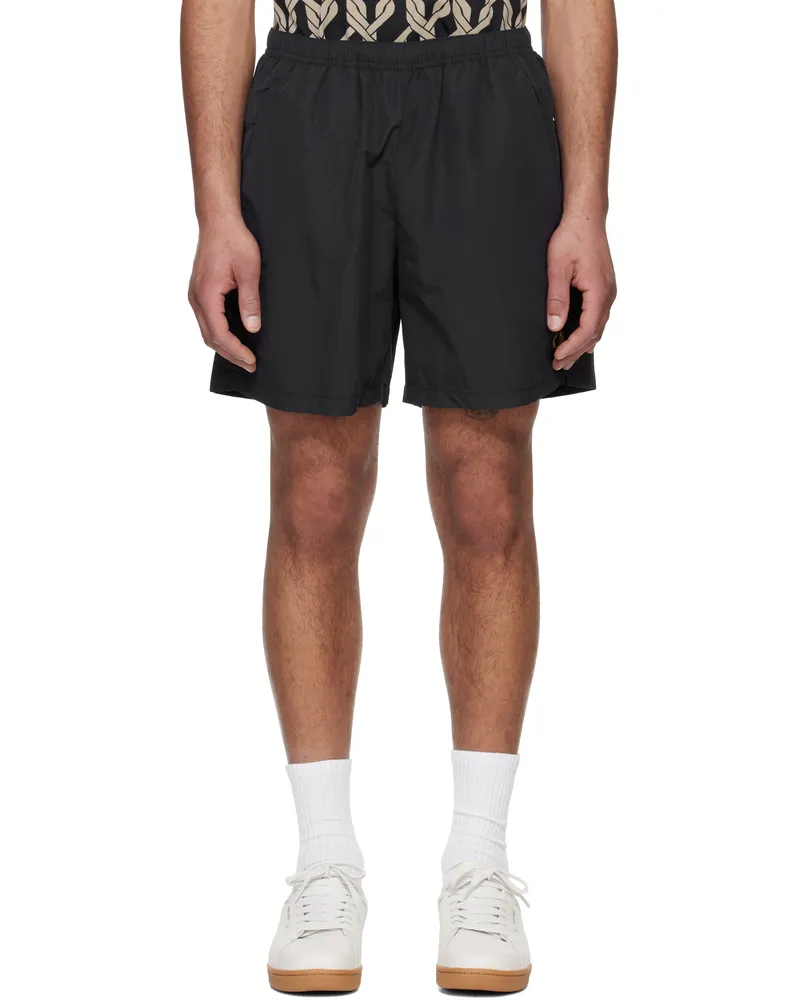 Fred Perry Black On Court Shorts 102