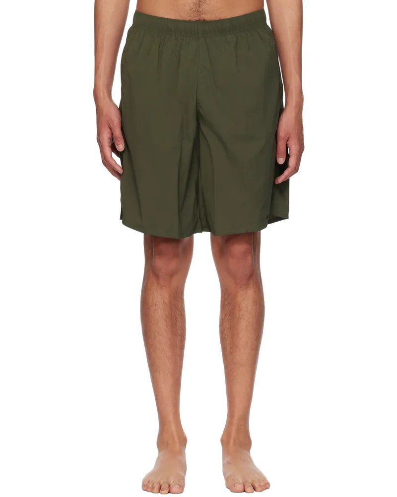 Jil Sander Green Drawstring Swim Shorts 312