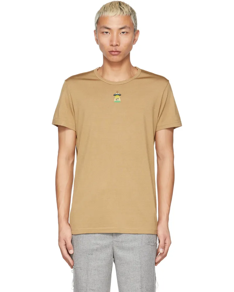 Doublet Tan Fibre T-Shirt Latte