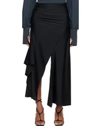 SRVC Black Siren Midi Skirt Black