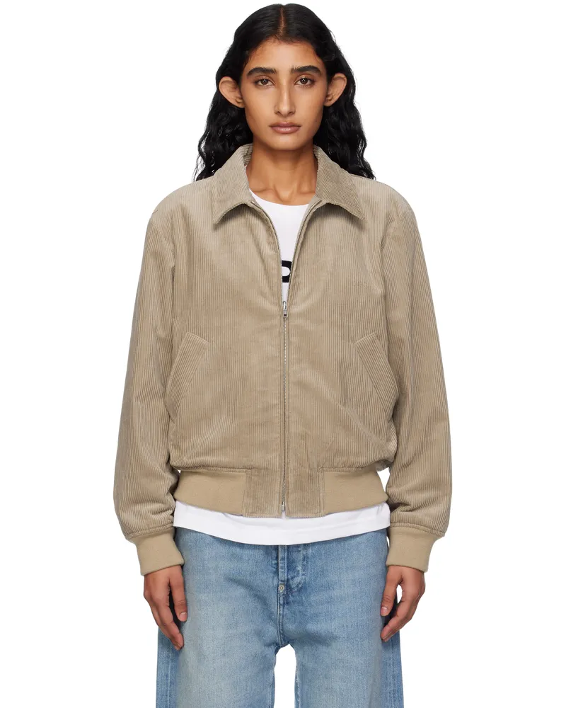 A.P.C. Beige Giles Jacket Baa