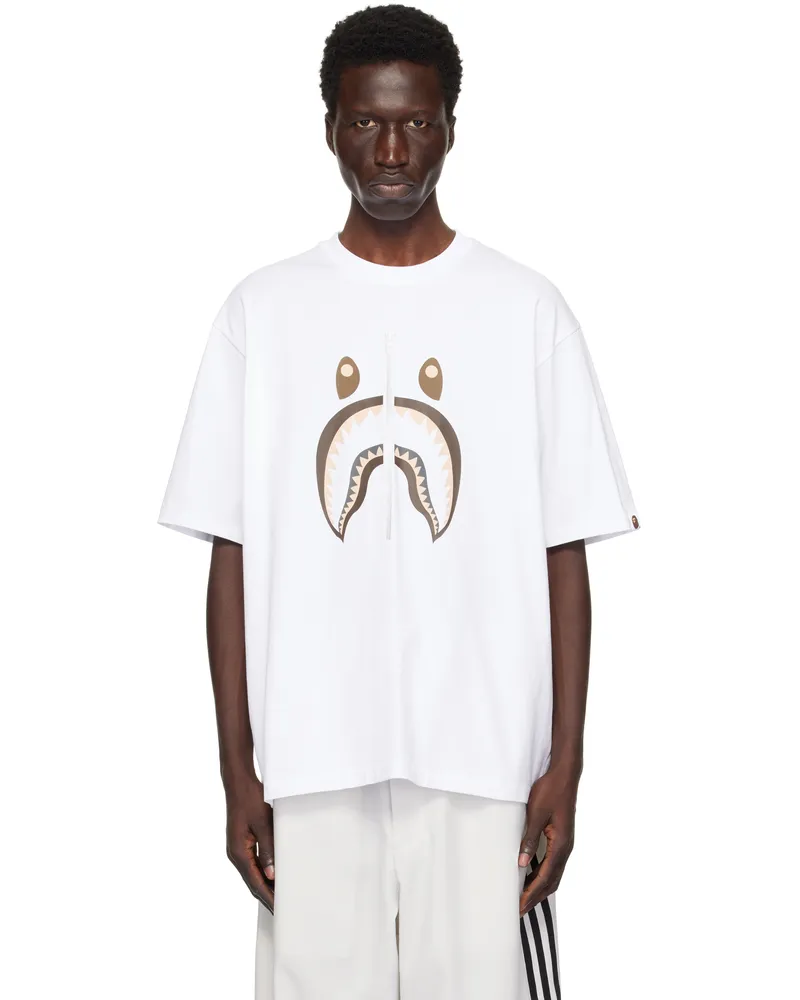 BAPE White Shark #2 T-shirt Wht-white