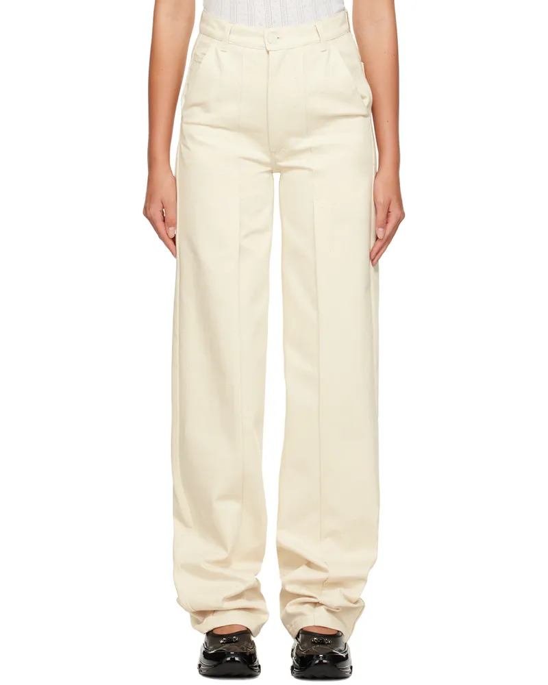 Cecilie Bahnsen Off-White Sixta Jeans 0