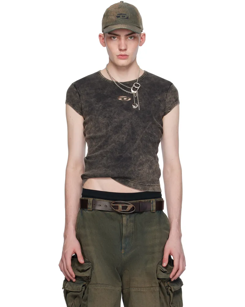 Diesel SSENSE Exclusive Brown T-Shirt 7dd